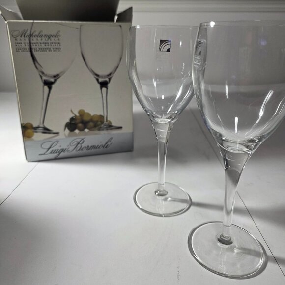 Luigi Bormioli Set of 4 Michelangelo Masterpiece Wine Glasses, 11.5-Oz [NEW] - Picture 1 of 6